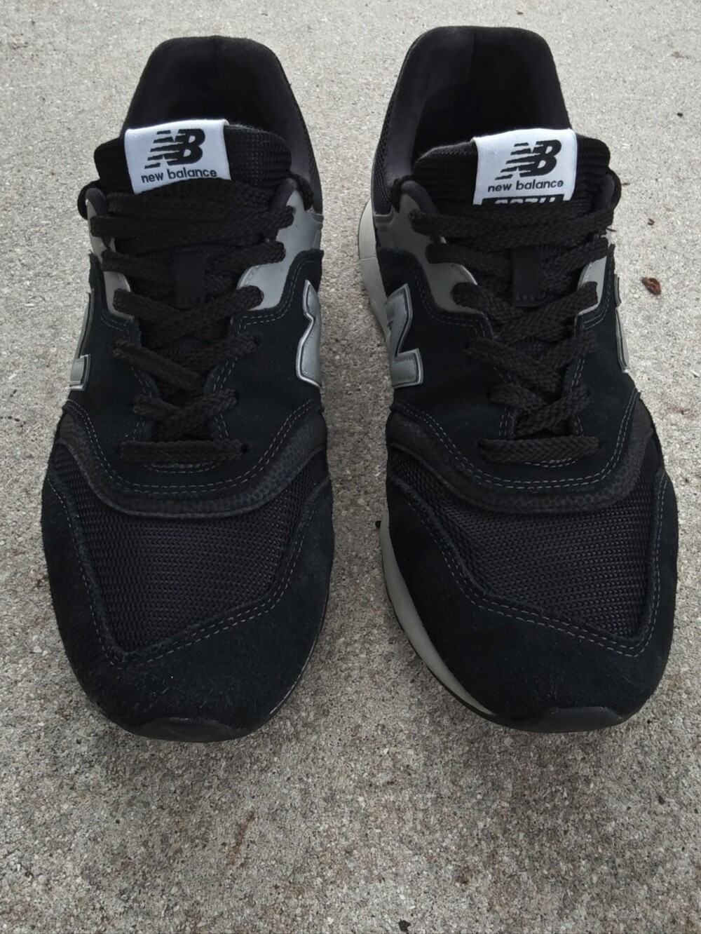 New Balance 997H Black & Silver Casual Sneakers Men Size 11